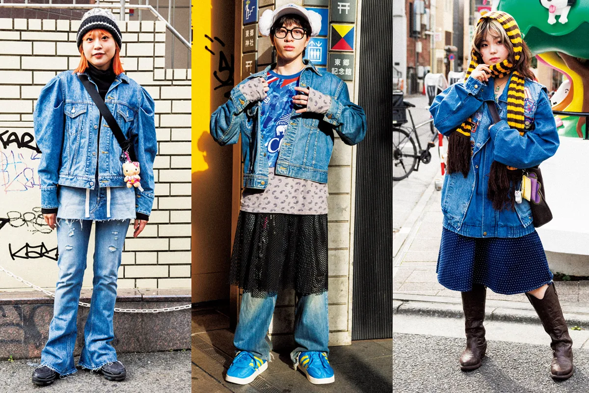 【SNAP】東京のストリートを賑わすトレンドは？デニムコーデのおしゃれっコをキャッチ！